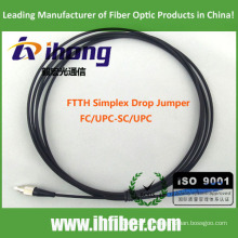 Fabrik FTTH Drop Patchkabel FC / UPC SC / UPC Simplex / Duplex 5M / 10M / 15M / 50M / 100M